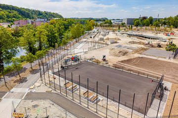 Volksgarten Neu Pferdeskulptur Mai 2026
