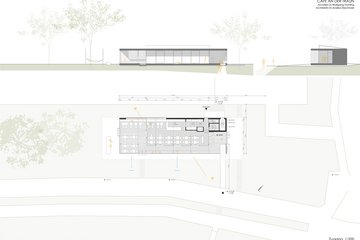 Bistro Südwind Planstand zum Zeitpunkt des Verfahrens der Pächtersuche © Architekt DI Wolfgang Frohring