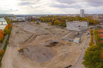 Volksgarten Neu Baustelle Oktober 2025