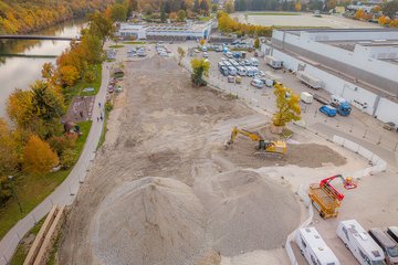 Volksgarten Neu Baustelle Oktober 2025