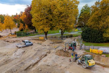 Volksgarten Neu Baustelle Oktober 2025