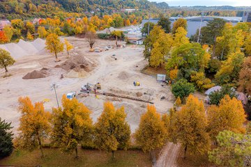 Volksgarten Neu Baustelle Oktober 2025