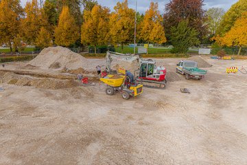 Volksgarten Neu Baustelle Oktober 2025