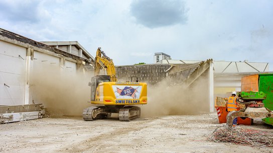 Volksgarten Baustelle